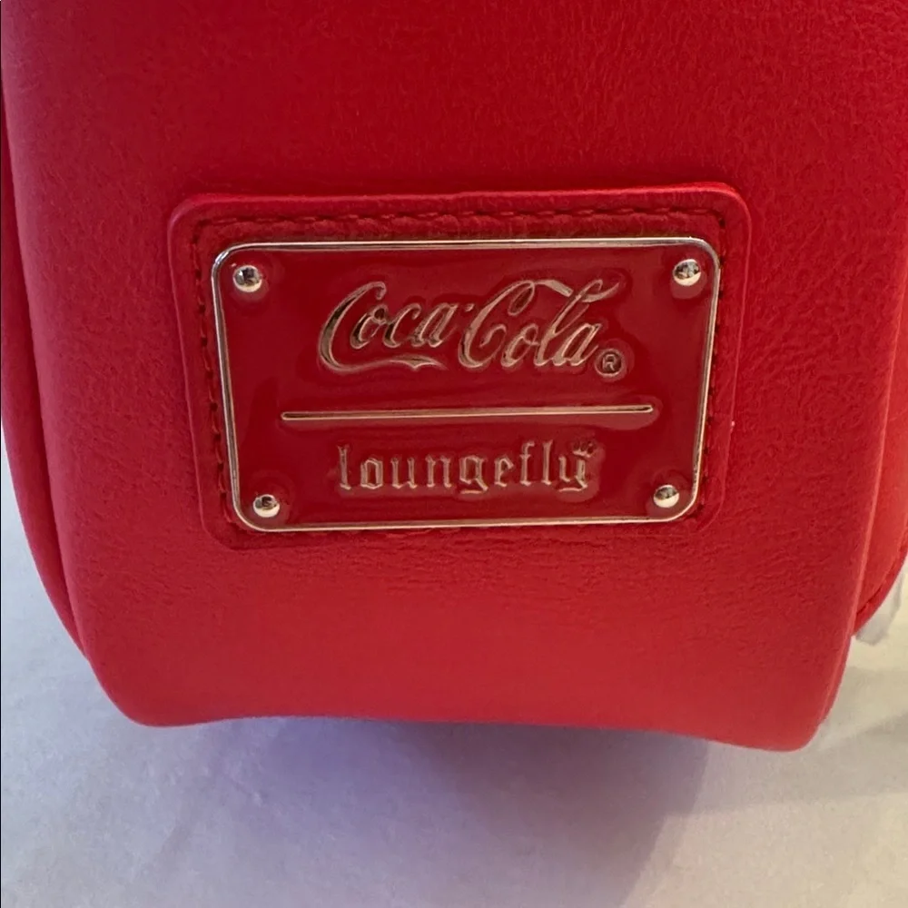 Brand new! Loungefly Coca-Cola Black and Red Mini Backpack with Coin Purse - Picture 4 of 10